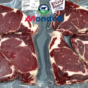 Boneless Grass-fed Beef BnLs Rib Eye Steak <br> BBQ 3 Star Rating