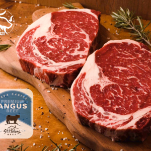 Premium Angus Beef Rib Eye Steak <br> USDA Choice or Higher, Grain-fed Beef