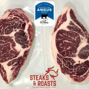 Premium Angus Beef Rib Eye Steak <br> USDA Choice or Higher, Grain-fed Beef