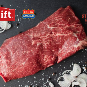 Premium Beef Flat Iron Steak <br> USDA Choice, Grain-fed Beef